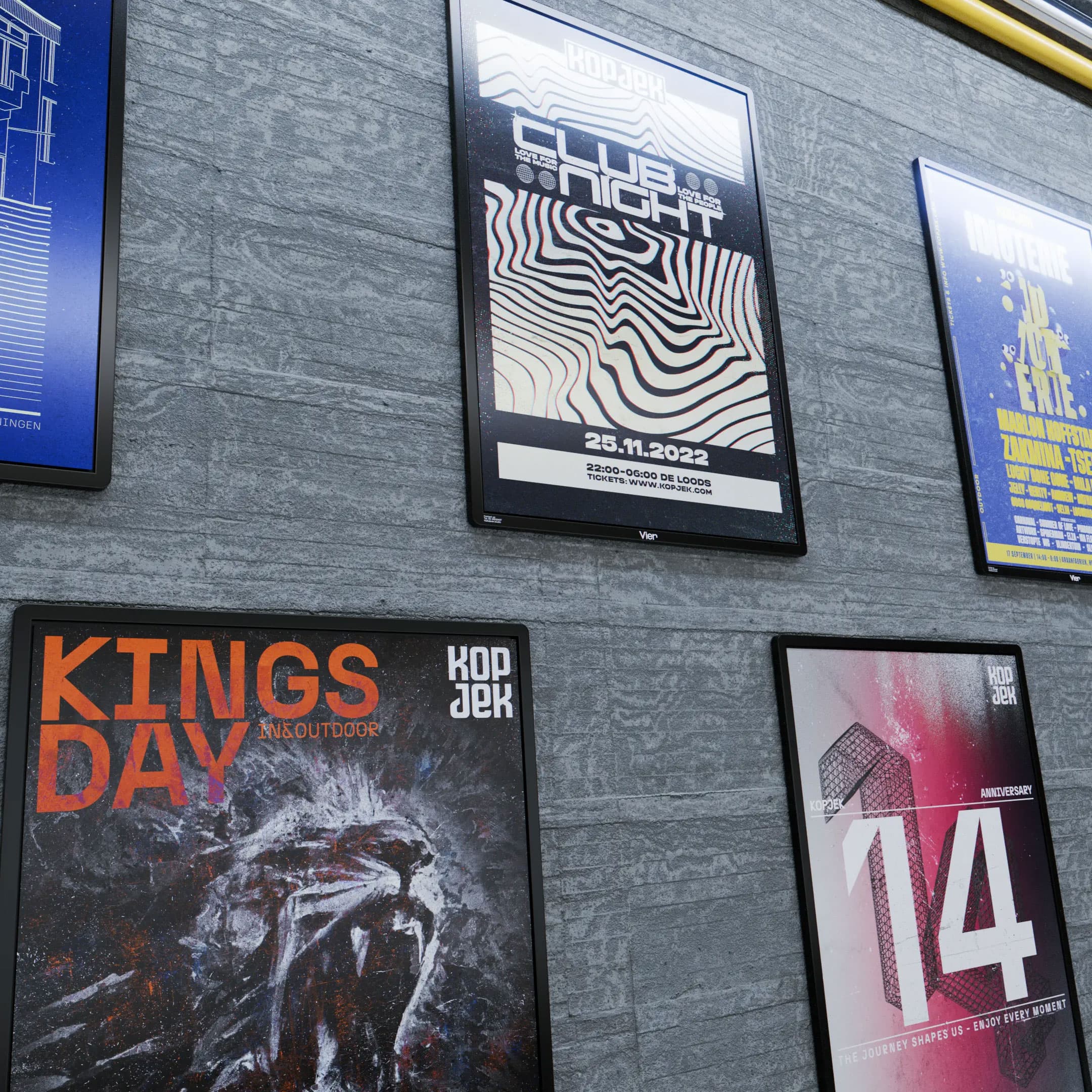 KopjeK Posters impressie Vier
